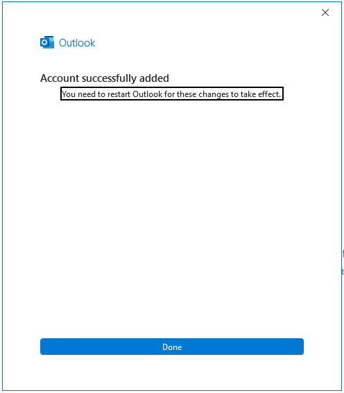 de stappen voor het toevoegen van een nieuw e-mailaccount in Outlook